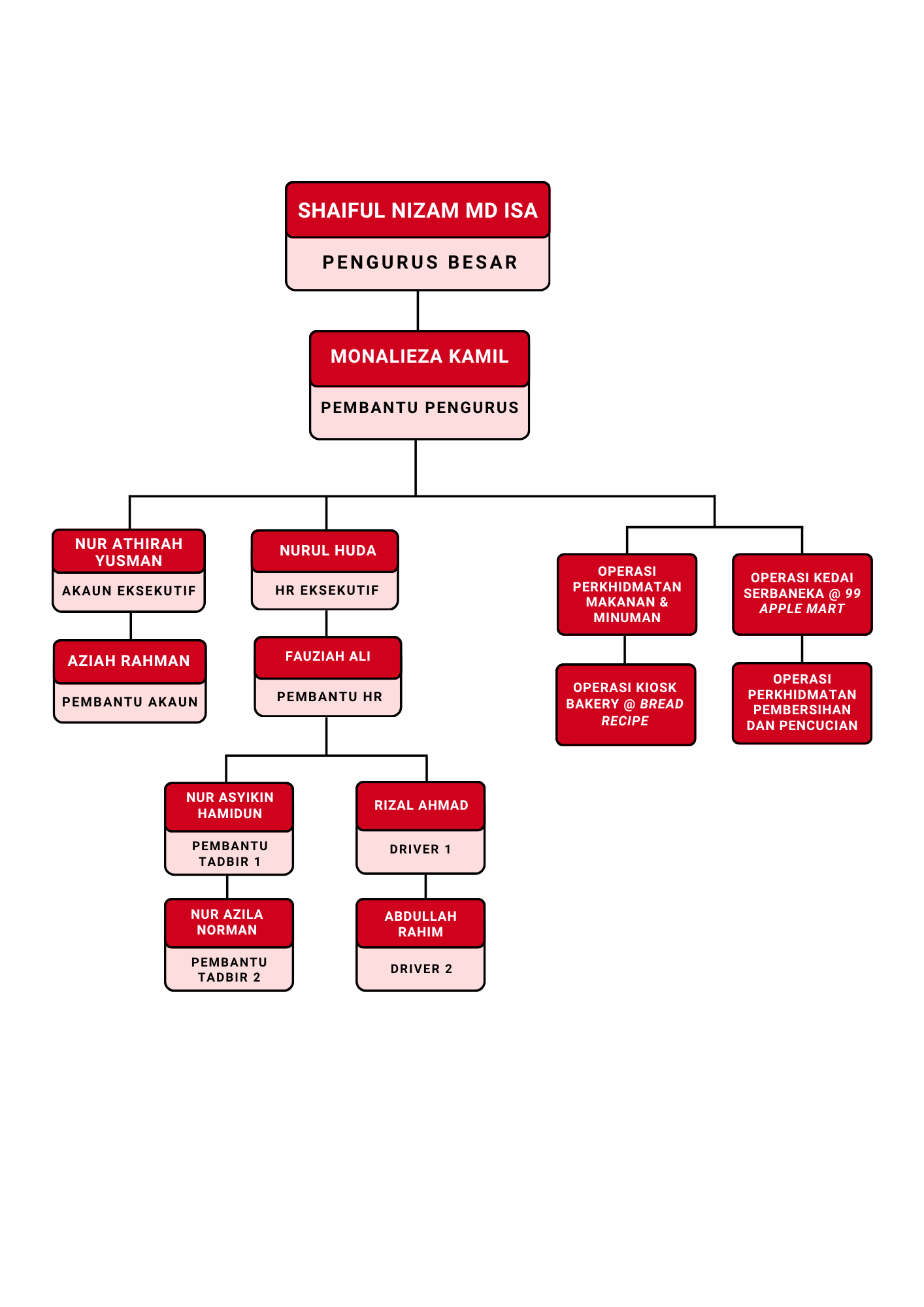 UVS OVERALL CARTA ORGANISASI